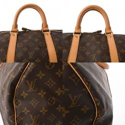 LOUIS VUITTON Louis Vuitton Monogram Keepall 55 Brown M41424 Unisex Canvas Boston Bag