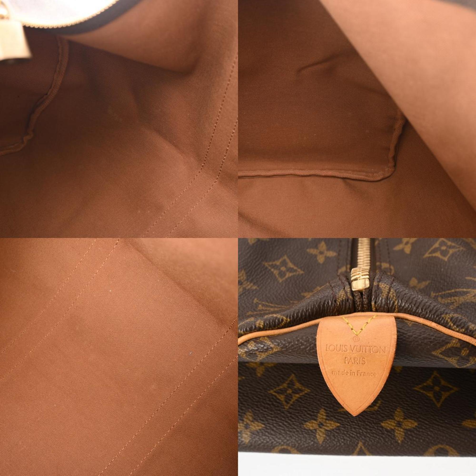 LOUIS VUITTON Louis Vuitton Monogram Keepall 55 Brown M41424 Unisex Canvas Boston Bag