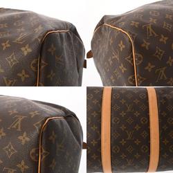 LOUIS VUITTON Louis Vuitton Monogram Keepall 55 Brown M41424 Unisex Canvas Boston Bag