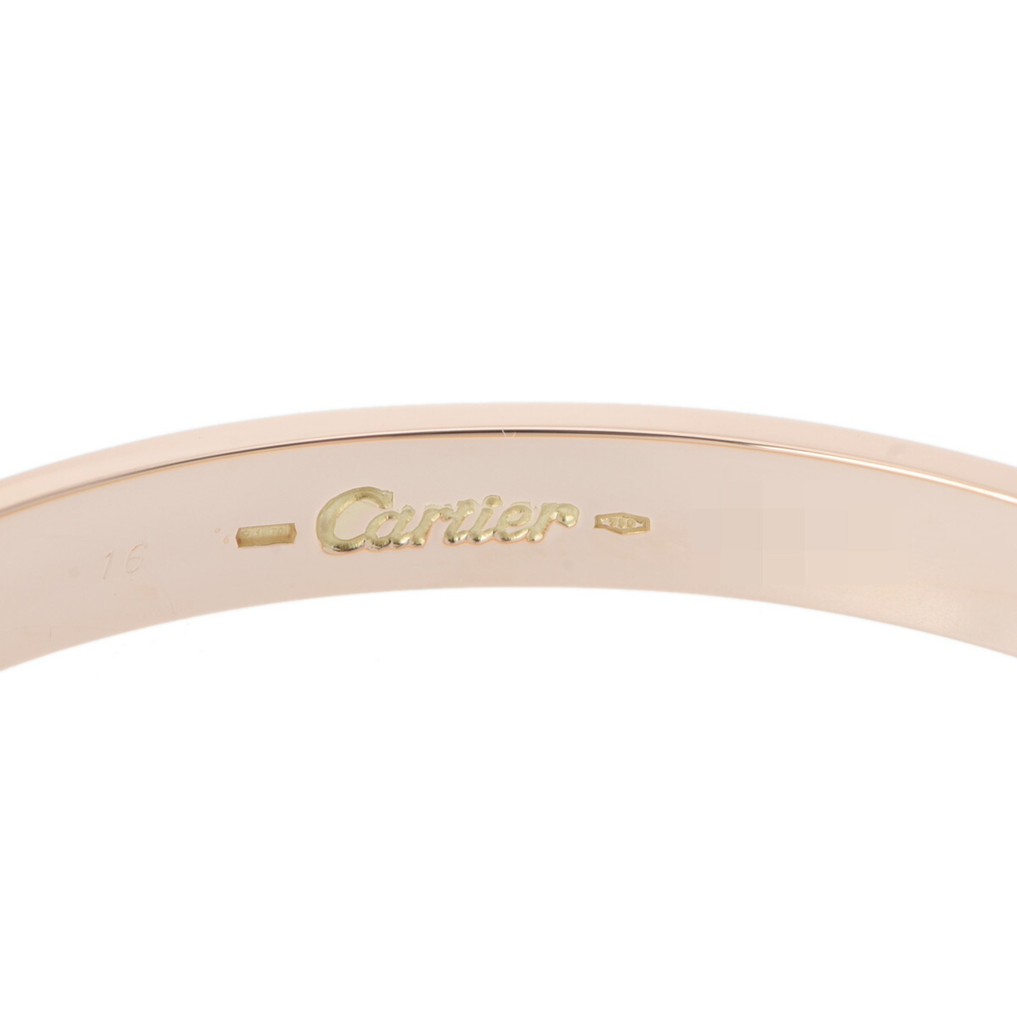 CARTIER Love Bracelet #16 - Women's K18 Yellow Gold