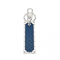 LOUIS VUITTON Louis Vuitton Portecle Marprism Keyring Silver/Blue M68303 Women's Metal Keychain