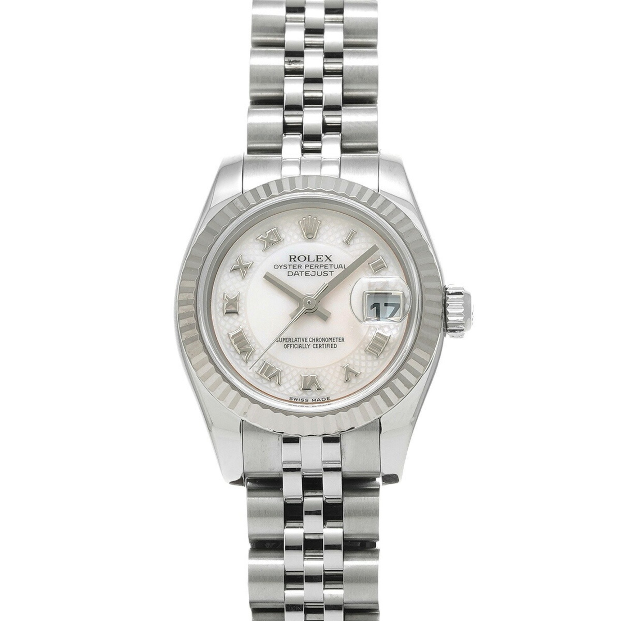 ROLEX Rolex Datejust 10P Diamond 179174NRD Ladies Watch Automatic