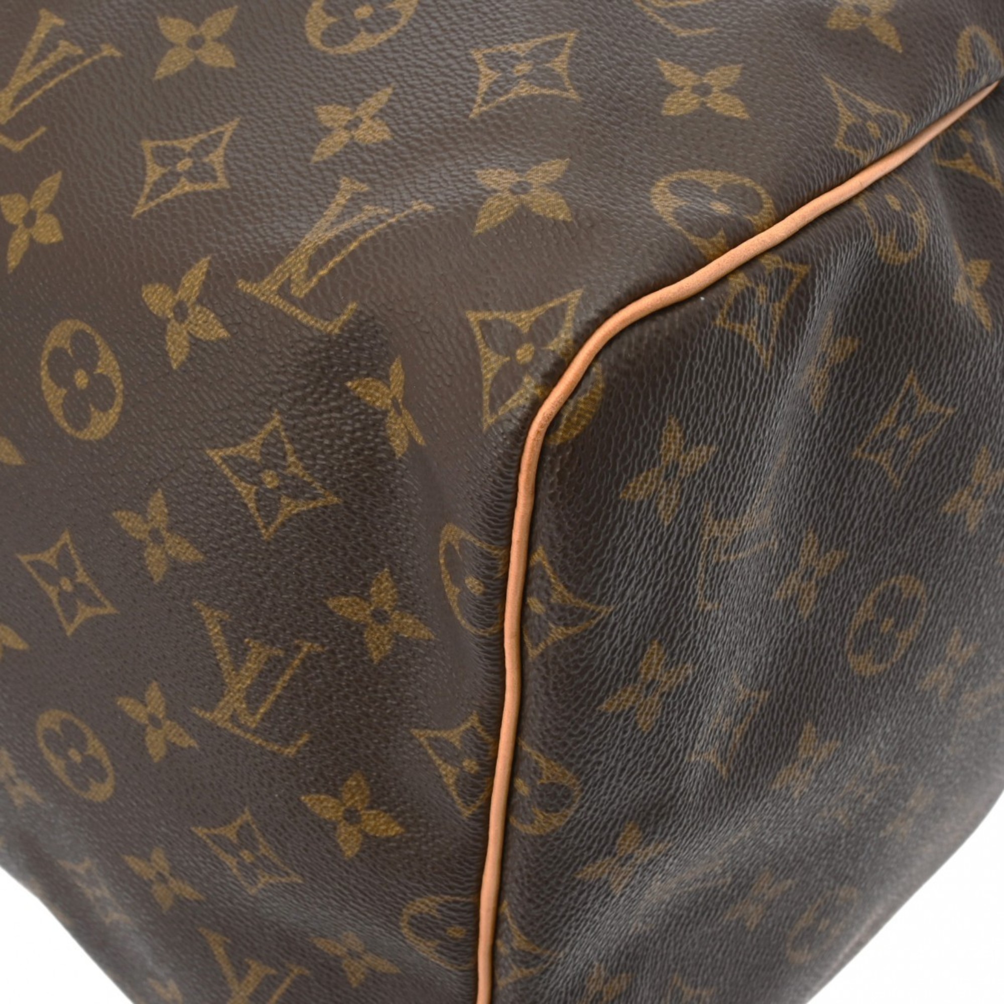 LOUIS VUITTON Louis Vuitton Monogram Keepall 55 Brown M41424 Unisex Canvas Boston Bag