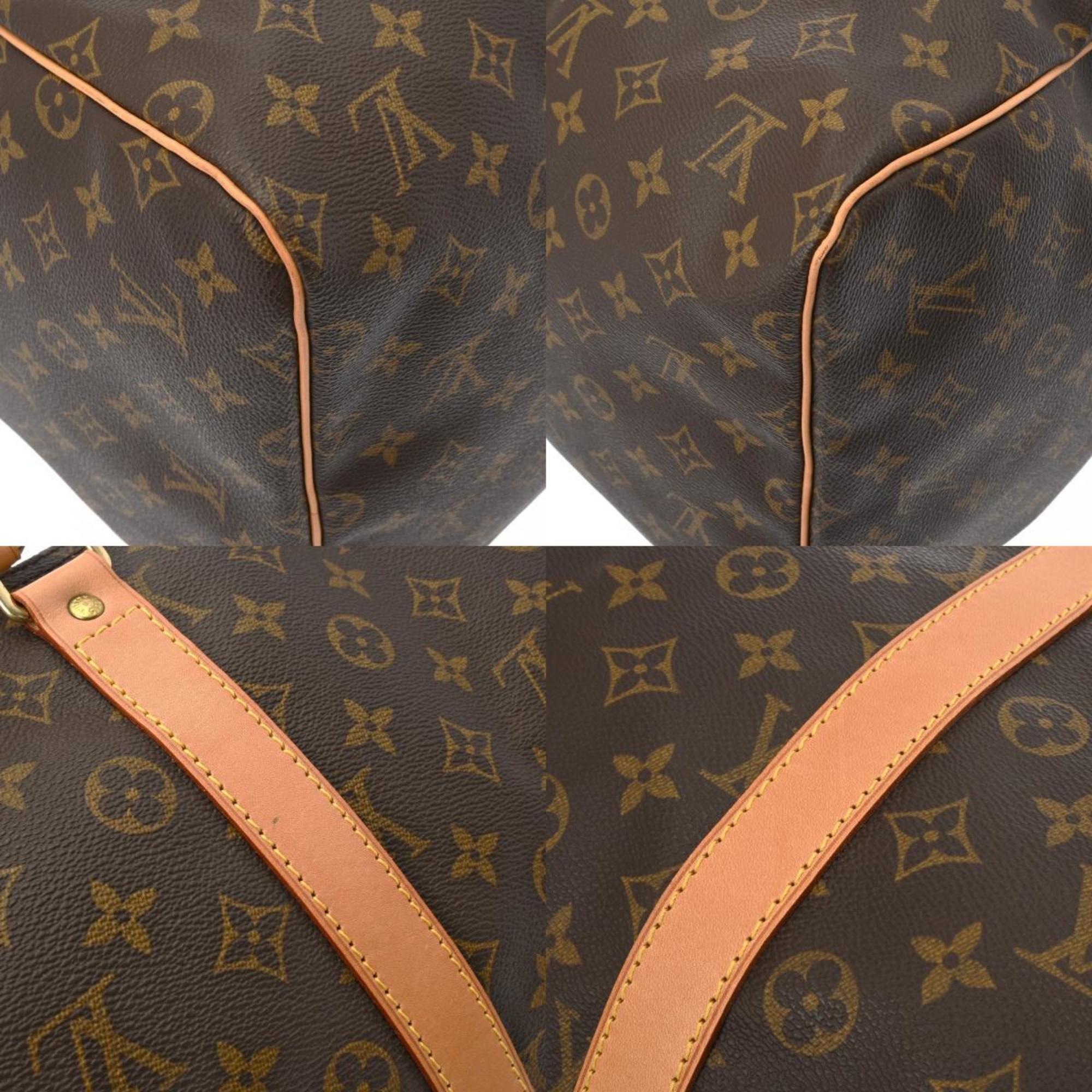 LOUIS VUITTON Louis Vuitton Monogram Keepall 55 Brown M41424 Unisex Canvas Boston Bag