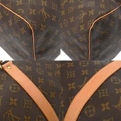 LOUIS VUITTON Louis Vuitton Monogram Keepall 55 Brown M41424 Unisex Canvas Boston Bag