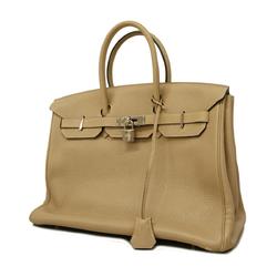 Hermes handbag Birkin 35 □N stamp Togo Argile Ladies