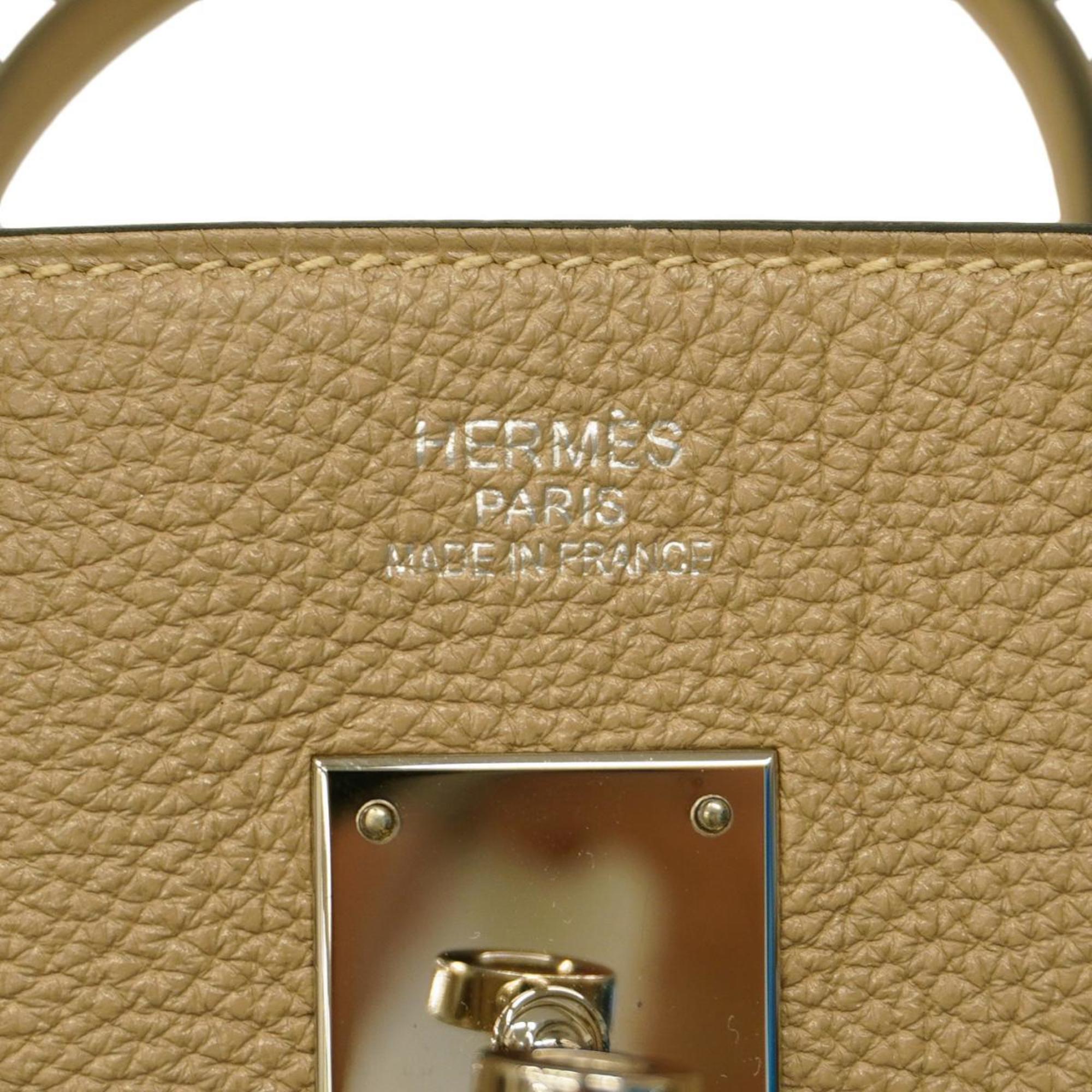 Hermes handbag Birkin 35 □N stamp Togo Argile Ladies