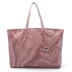 BOTTEGA VENETA Bottega Veneta Intreccio Illusion Tote Bag Shoulder Nylon Dusty Pink 299875