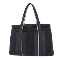 Hermes Tote Bag Troca Horizontal MM Canvas Black Women's