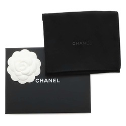 Chanel Wallet/Coin Case Matelasse Coco Mark Caviar Skin AP3179 Fragment Business Card Holder/Card White