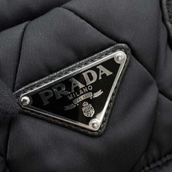 Prada Handbag Tessuto Bomber Nylon 1BG168 PRADA 2way Shoulder Bag Black