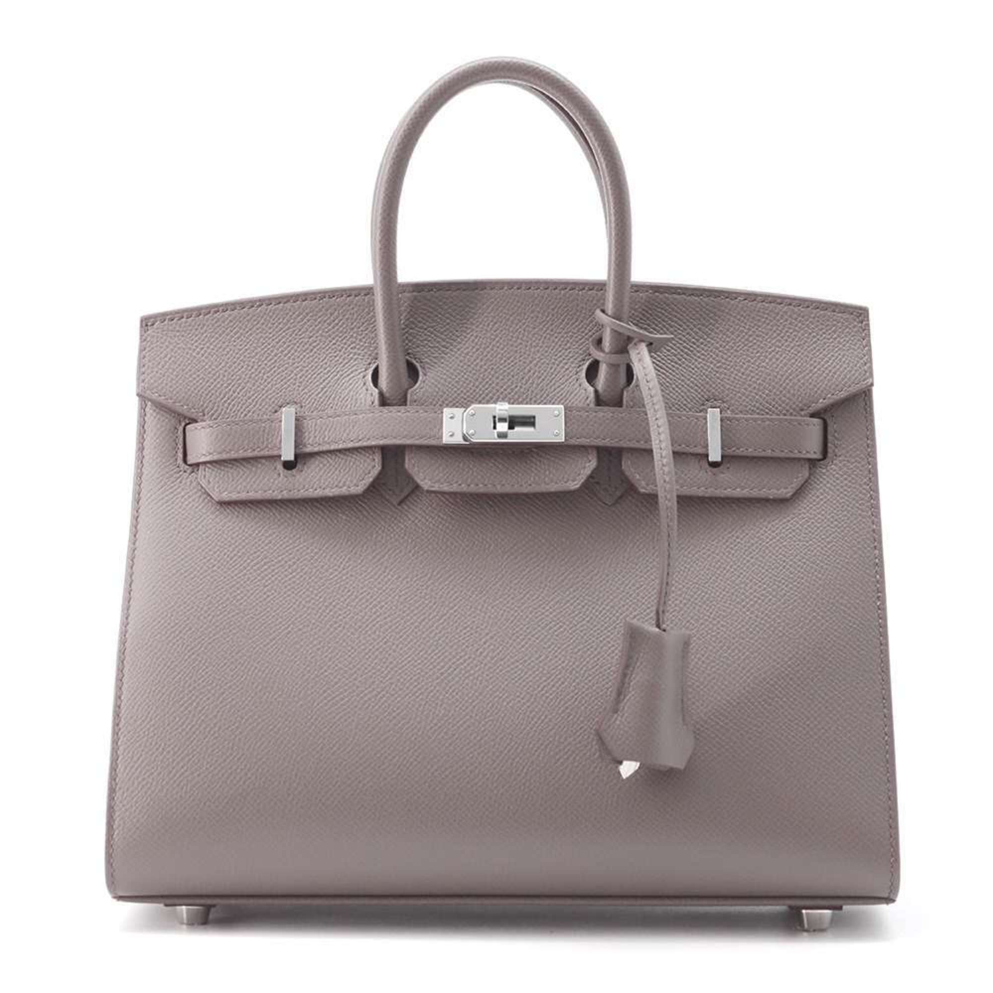 Hermes Birkin 25 Serie Etain Epson Z Stamp HERMES Handbag