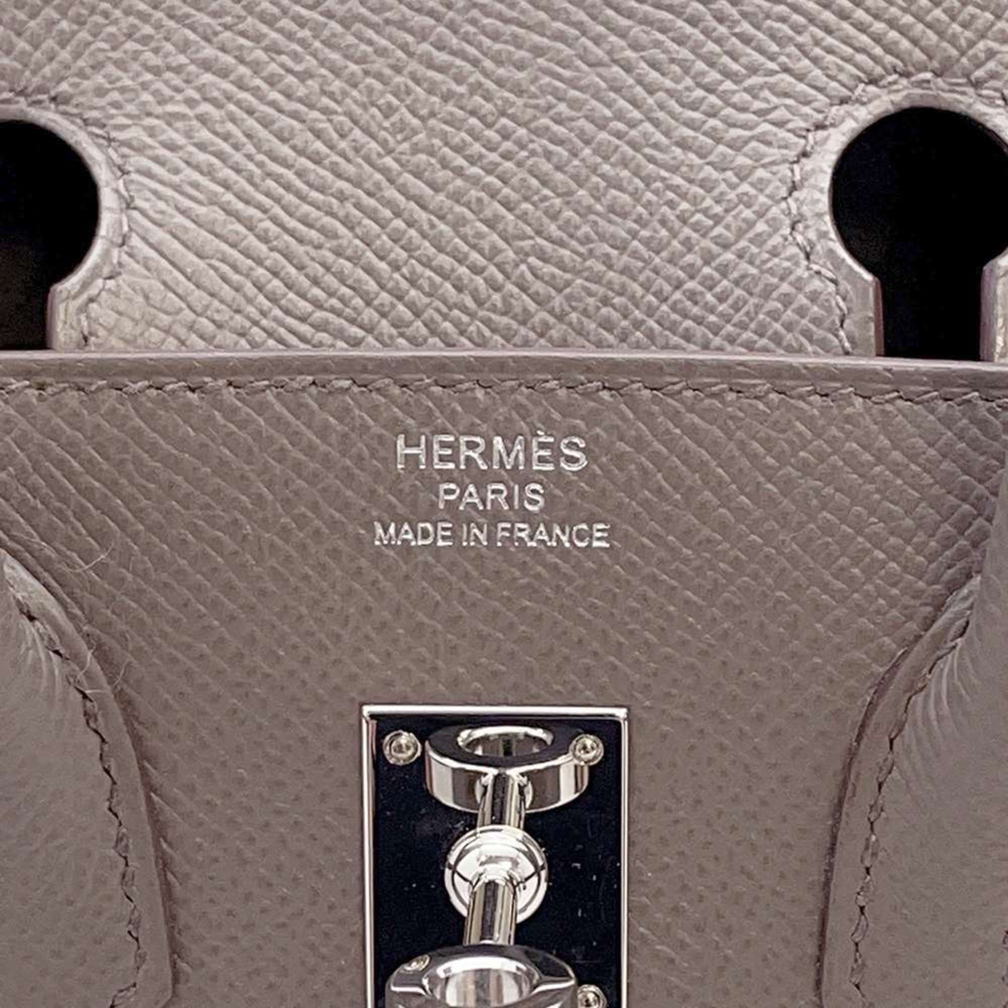 Hermes Birkin 25 Serie Etain Epson Z Stamp HERMES Handbag