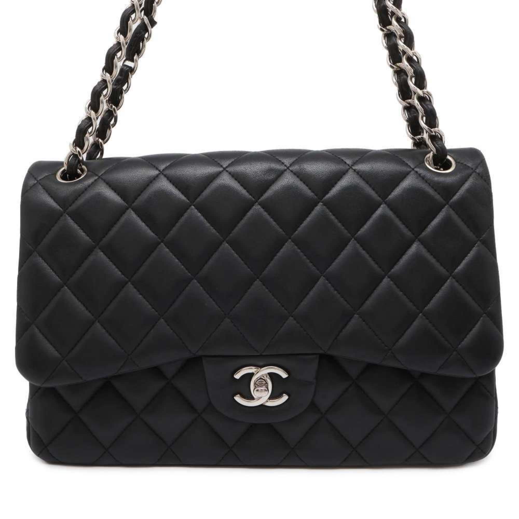 Chanel Chain Shoulder Bag Matelasse 30 Coco Mark Lambskin A58600 CHANEL Dekamato Black