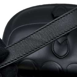 Gucci shoulder bag embossed buckle leather 675923 GUCCI black