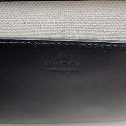 Gucci shoulder bag embossed buckle leather 675923 GUCCI black