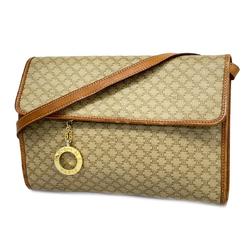 Celine Shoulder Bag Macadam Light Brown Women's