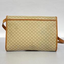 Celine Shoulder Bag Macadam Light Brown Women's