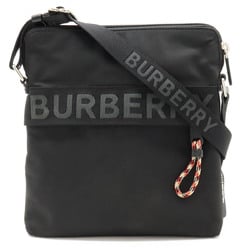 BURBERRY London Crossbody Bag Shoulder Nylon Leather Black