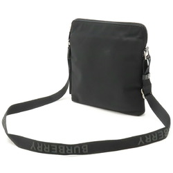 BURBERRY London Crossbody Bag Shoulder Nylon Leather Black