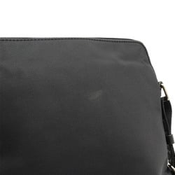 BURBERRY London Crossbody Bag Shoulder Nylon Leather Black