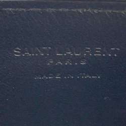 Saint Laurent Business Card Holder/Card Case Fragment Zip Smooth Leather 609362 SAINT LAURENT PARIS