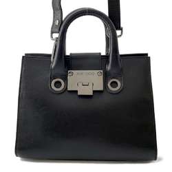 Jimmy Choo Handbag Riley Leather JIMMY CHOO 2way Shoulder Bag Black