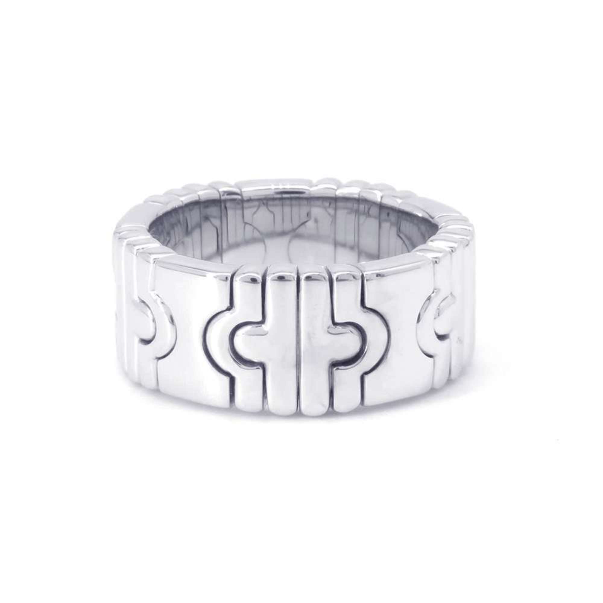 BVLGARI Ring Parentesi K18WG White Gold Size Approx.