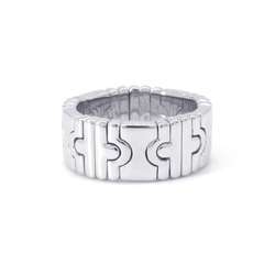 BVLGARI Ring Parentesi K18WG White Gold Size Approx.