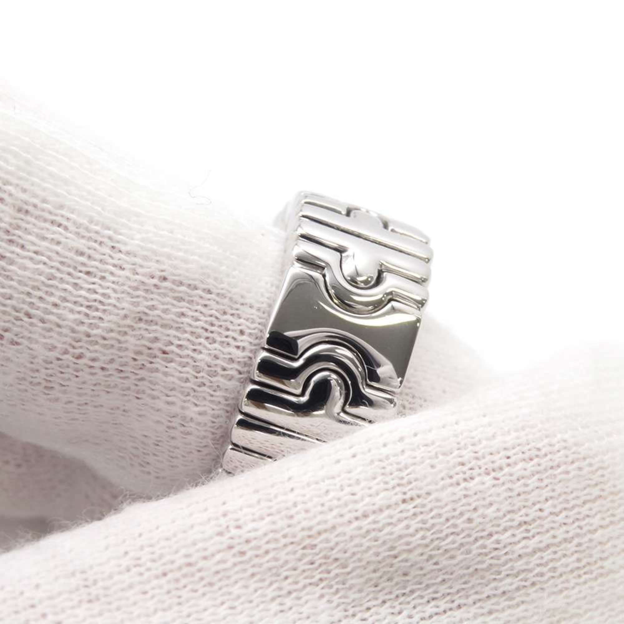 BVLGARI Ring Parentesi K18WG White Gold Size Approx.