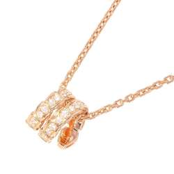 BVLGARI Necklace Serpenti Viper Diamond 0.63ct K18PG Pink Gold 357795