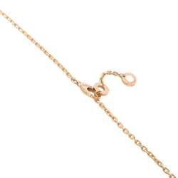 BVLGARI Necklace Serpenti Viper Diamond 0.63ct K18PG Pink Gold 357795