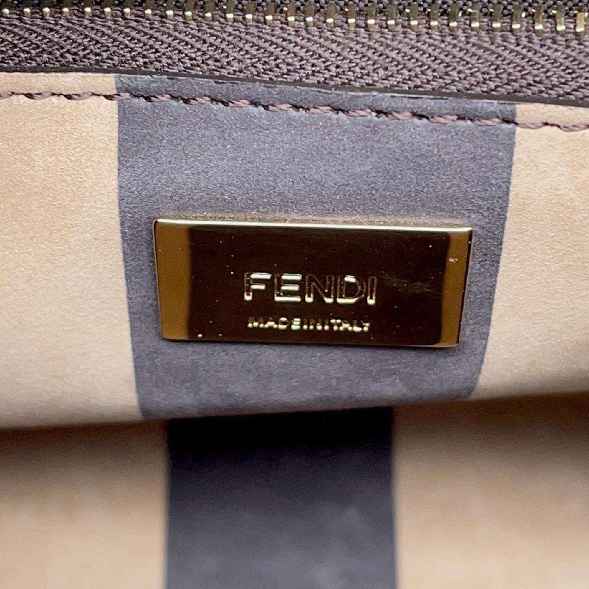 Fendi handbag peekaboo leather 8BN244 FENDI bag 2way shoulder