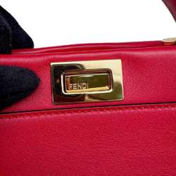 Fendi handbag peekaboo leather 8BN244 FENDI bag 2way shoulder