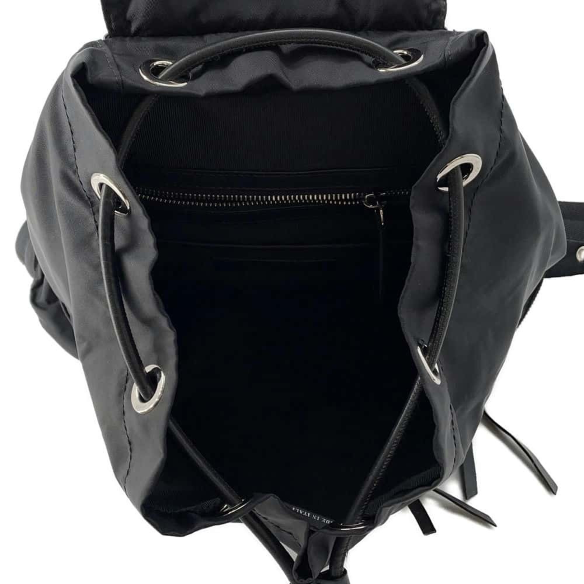 Burberry Backpack Nylon Leather 4048297 BURBERRY Black