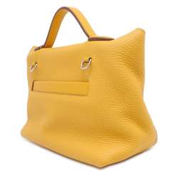 Hermes 24 29 Sac Vinquatre Handbag Jaune Ambre Taurillon Clemence Swift Y Stamp