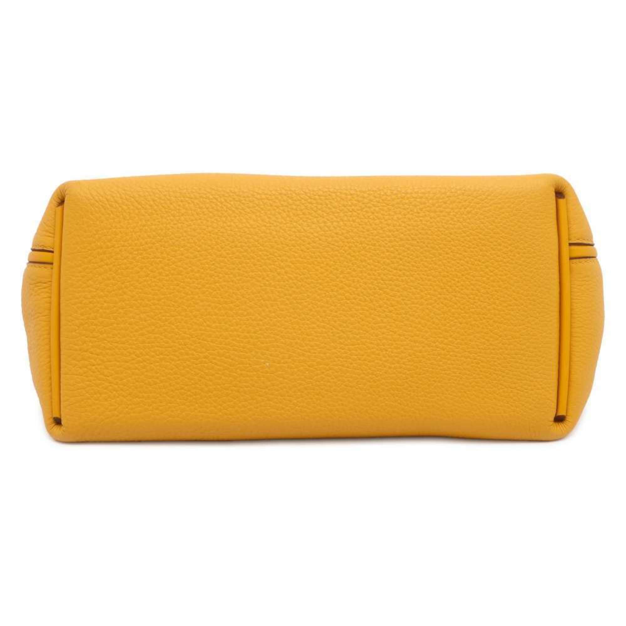 Hermes 24 29 Sac Vinquatre Handbag Jaune Ambre Taurillon Clemence Swift Y Stamp