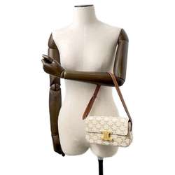 Celine Shoulder Bag Triomphe 194142CUZ CELINE White