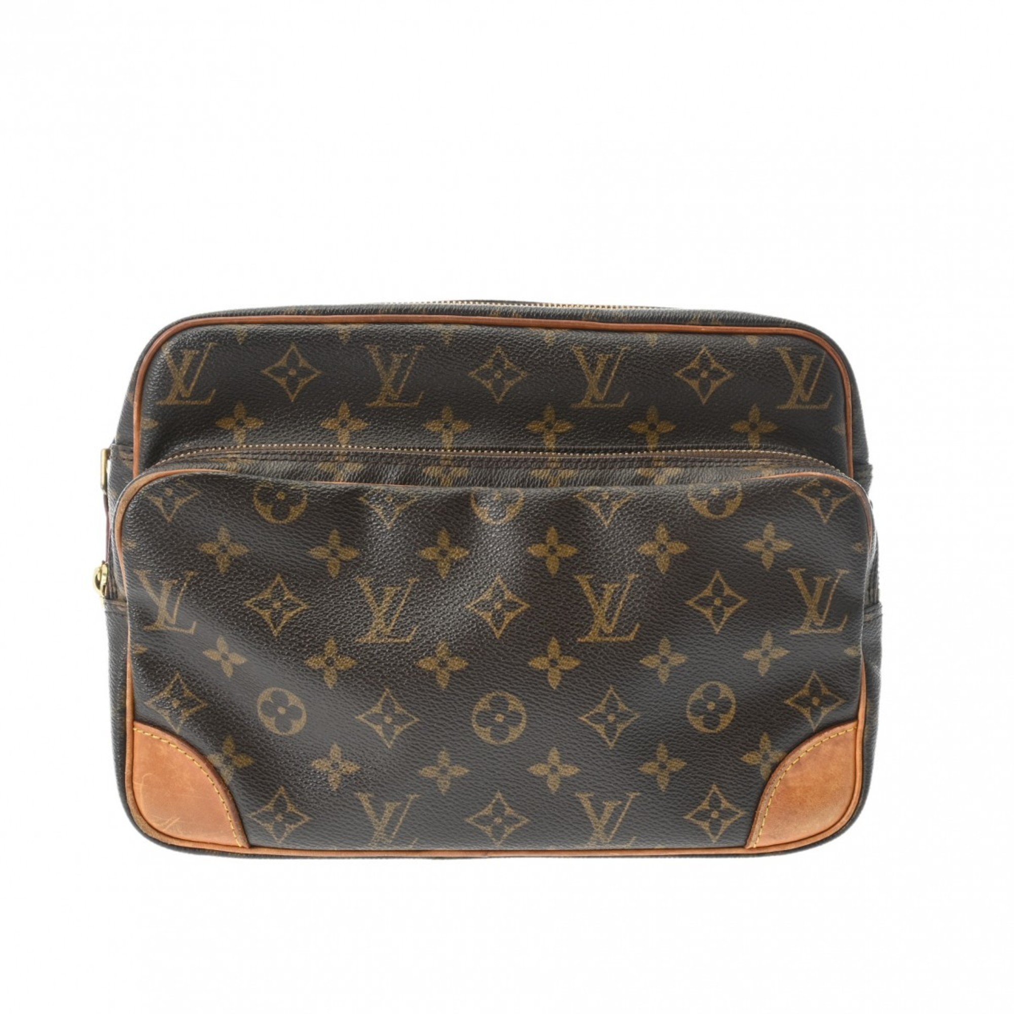 LOUIS VUITTON Louis Vuitton Monogram Nile Brown M45244 Unisex Canvas Shoulder Bag