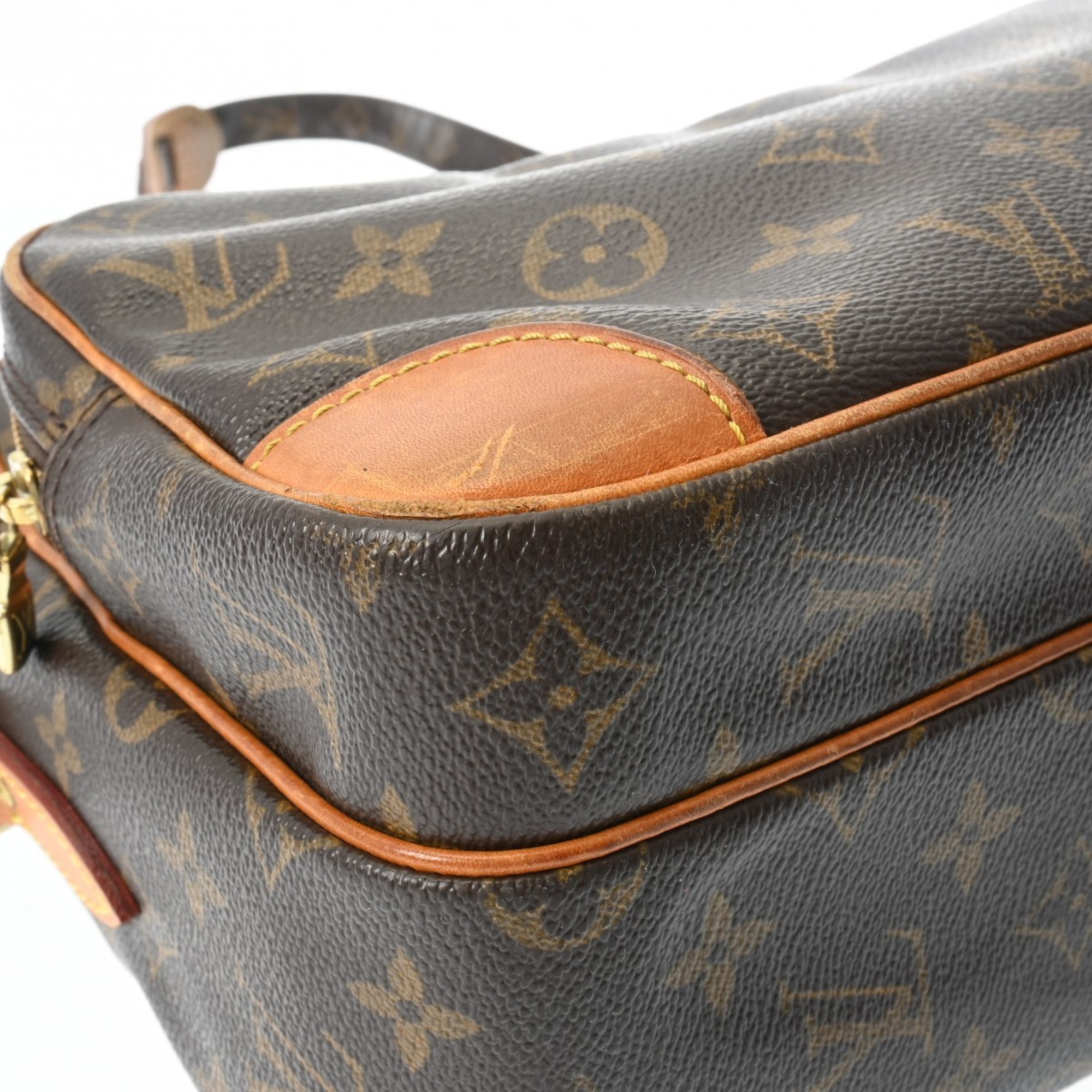 LOUIS VUITTON Louis Vuitton Monogram Nile Brown M45244 Unisex Canvas Shoulder Bag