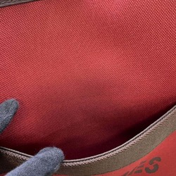 Hermes SAC DE PANSAGE GROOM handbag Rouge H Chocolat B stamp 2way