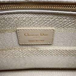 Christian Dior handbag Lady D-Lite canvas 2-way shoulder bag