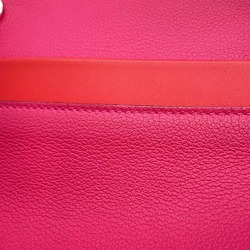 Hermes 24 Sac Vinquatre Handbag Rouge Cou Evercolor Swift Z Stamp