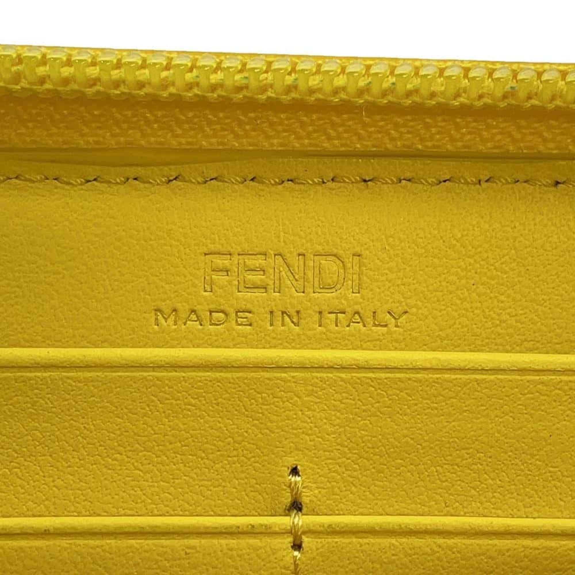 Fendi Long Wallet Monster Round 7M0210 FENDI Men's