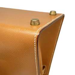 Hermes handbag Kelly, outer stitching, natural, Cushvel, 〇S stamp, 2-way shoulder