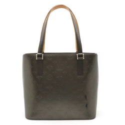 LOUIS VUITTON Louis Vuitton Monogram Matte Stockton Tote Bag Shoulder Leather Noir Black M55112