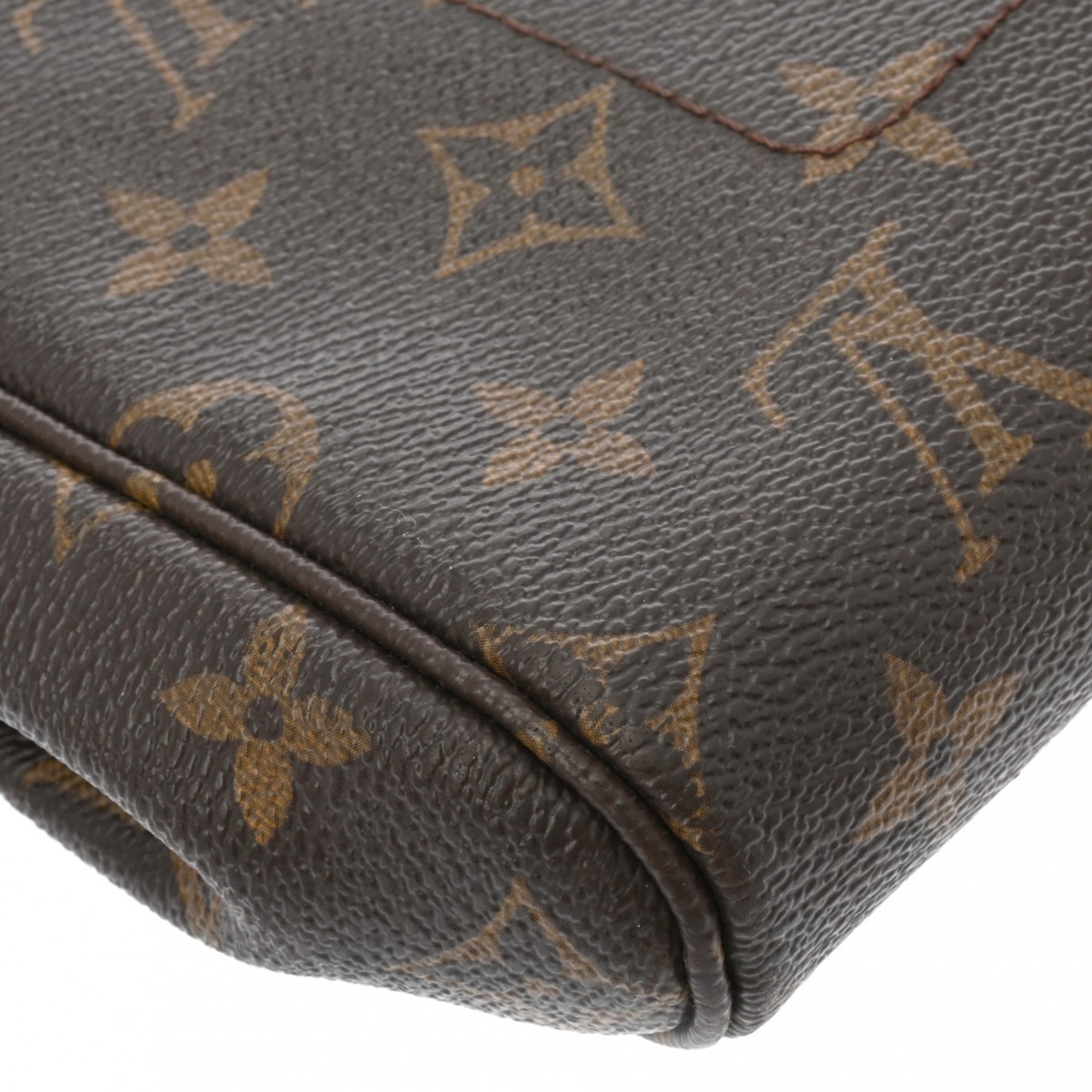 LOUIS VUITTON Louis Vuitton Monogram Favorite MM Brown M40718 Women's Canvas Shoulder Bag