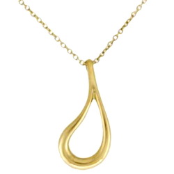 Tiffany Teardrop Necklace 18K Gold Women's TIFFANY&Co. BRJ09000000055514