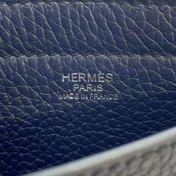 Hermes Tote Bag Cabaseri 31 Black Bleu Nuit Taurillon Clemence Z Stamp