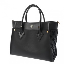 LOUIS VUITTON Louis Vuitton Monogram On My Side MM Noir M53826 Women's Calf Bag